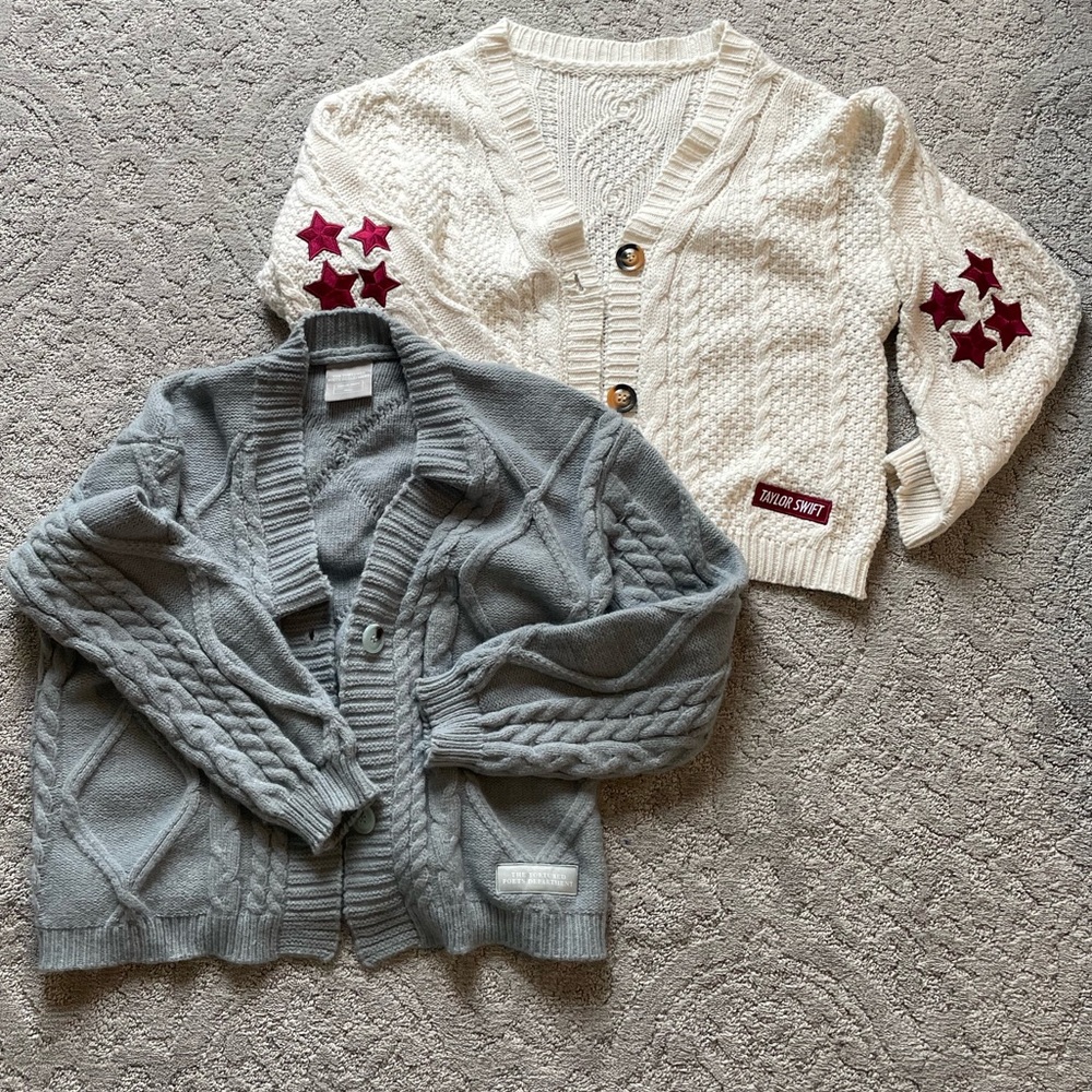 Taylor Swift Official Cardigan Red & TTPD